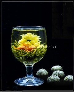 Reklamní kvetoucí čaje lilie a jasmín