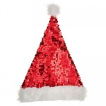 vánoční reklama - vánoční čepice na zakázku s flitry