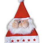 vánoční reklama - vánoční čepice se santou na zakázku