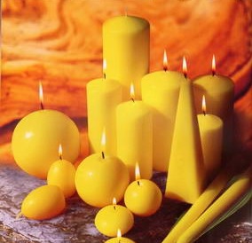 vánoční svíčky na zakázku tvary a barvy