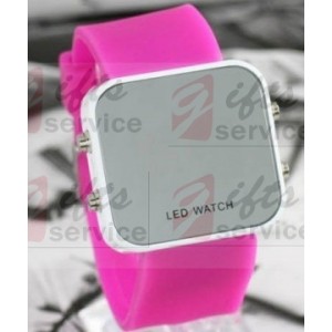 firemní gumové hodinky s LED na zakázku